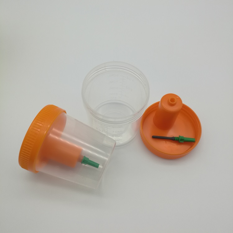 Vacuum Urine Container Cup with Needle