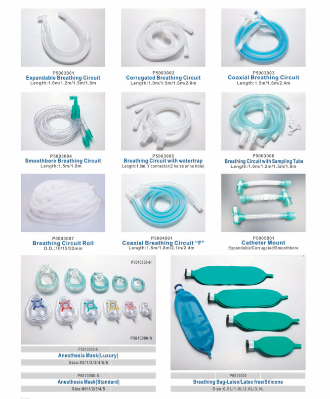 Disposable Ventilator breathing circuit with watertrap Buy Disposable